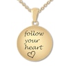 Thumbnail Image 1 of "Follow Your Heart" Necklace 10K Yellow Gold