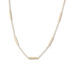 Thumbnail Image 1 of Station Choker Necklace 10K Yellow Gold 16" Adjustable