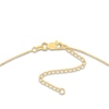 Thumbnail Image 3 of Crescent Moon Necklace 14K Yellow Gold 16-18" Adjustable