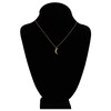 Thumbnail Image 4 of Crescent Moon Necklace 14K Yellow Gold 16-18" Adjustable