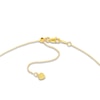 Thumbnail Image 3 of 16" Choker Cross Necklace 14K Yellow Gold 16"