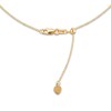 Thumbnail Image 2 of Virgin Mary & Cross Choker Necklace 14K Yellow Gold 16" Adj.