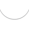 Thumbnail Image 0 of Solid Beaded Texture Choker Necklace 14K White Gold 16" Adjustable