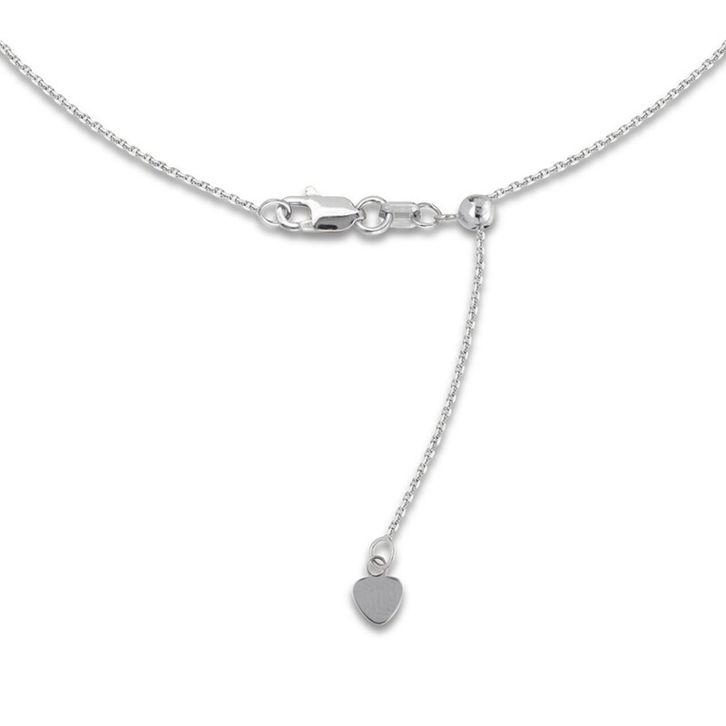 Main Image 2 of Solid Beaded Texture Choker Necklace 14K White Gold 16" Adjustable