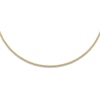 Thumbnail Image 0 of Solid Choker Necklace 14K Yellow Gold 16" Adjustable 2mm