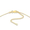 Thumbnail Image 3 of Diamond Heart Necklace 14K Yellow Gold 16" Adjustable