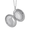 Thumbnail Image 2 of Oval 4-Picture Locket Sterling Silver 24"