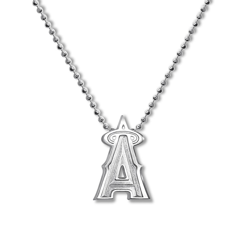 Main Image 1 of Alex Woo MLB Los Angeles Angels Necklace Sterling Silver 16"