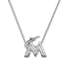Thumbnail Image 0 of Alex Woo MLB Miami Marlins Necklace Sterling Silver 16"