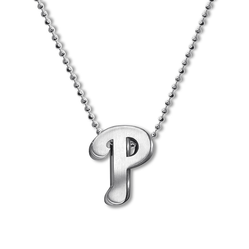 Main Image 1 of Alex Woo MLB Philadelphia Phillies Necklace Sterling Silver 16"