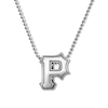Thumbnail Image 1 of Alex Woo MLB Pittsburgh Pirates Necklace Sterling Silver 16"