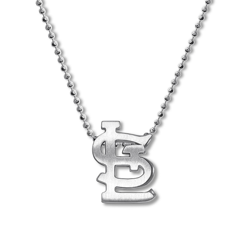 Main Image 1 of Alex Woo MLB St. Louis Cardinals Necklace Sterling Silver 16"