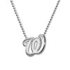 Thumbnail Image 1 of Alex Woo MLB Washington Nationals Necklace Sterling Silver 16"