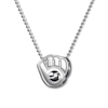 Thumbnail Image 1 of Alex Woo MLB Milwaukee Brewers Necklace Sterling Silver 16"