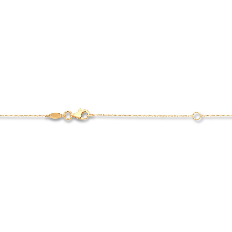 Main Image 2 of Chain Necklace 10K Yellow Gold 18" Adjustable