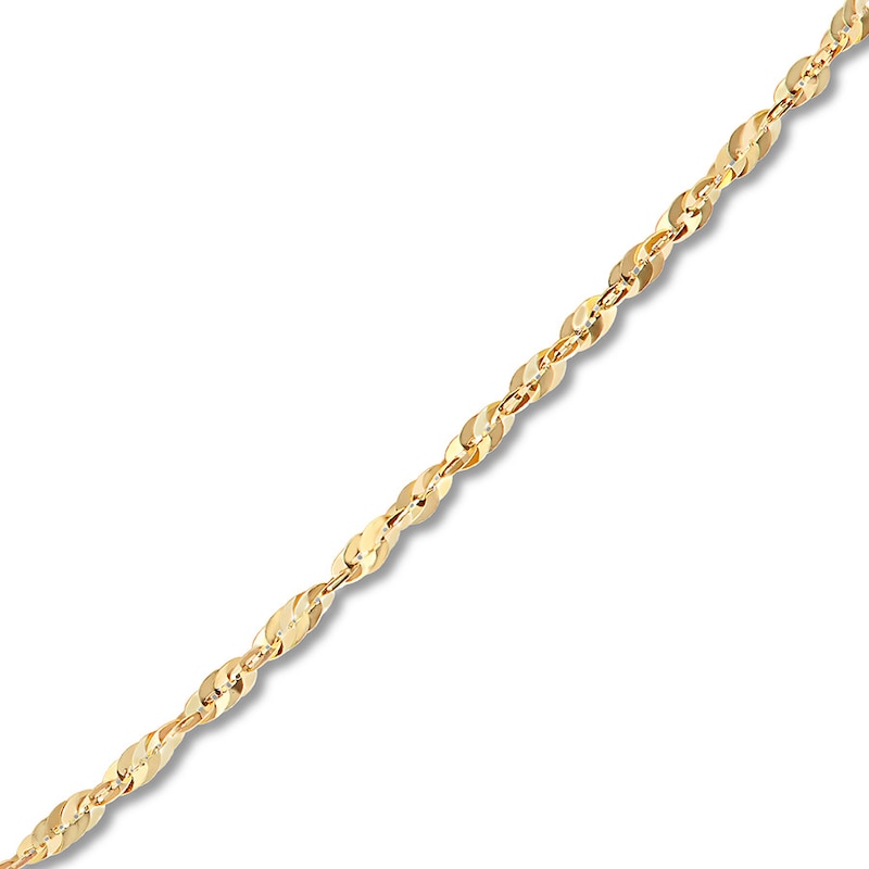 Link Chain Necklace 10K Yellow Gold 18" 3mm