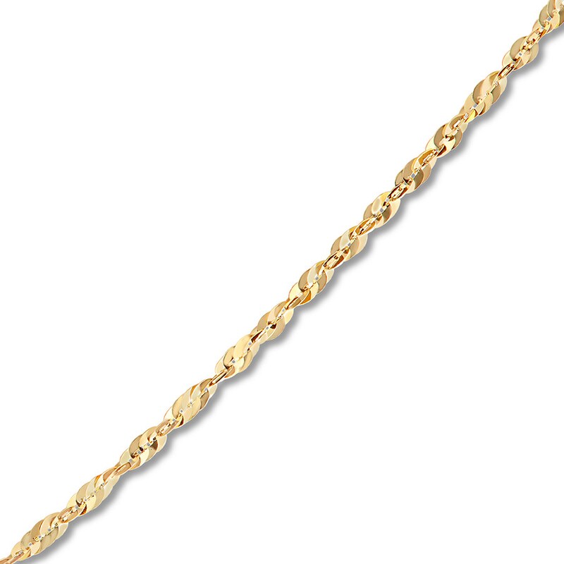 Main Image 2 of Link Chain Necklace 10K Yellow Gold 18" 3mm