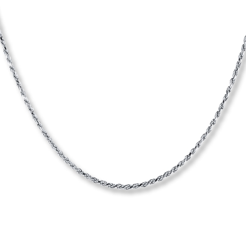 Solid Rope Chain Sterling Silver 18-inch Length 1.5mm