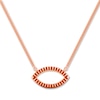 Thumbnail Image 0 of Open Curve Necklace 10K Rose Gold 18"