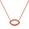 Thumbnail Image 0 of Open Curve Necklace 10K Rose Gold 18"