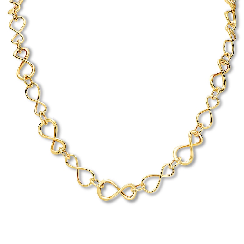 Link Chain Necklace 10K Yellow Gold 30"