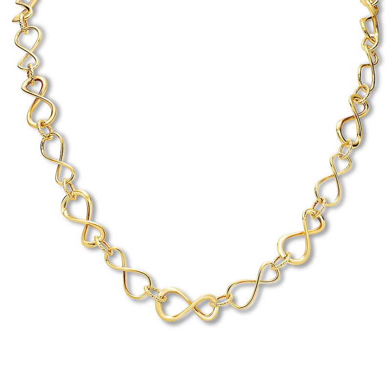 Main Image 1 of Link Chain Necklace 10K Yellow Gold 30"