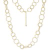 Thumbnail Image 1 of Circle Link Necklace 10K Yellow Gold 30"