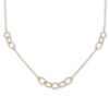 Thumbnail Image 1 of Station Link Chain Necklace 14K Yellow Gold 30"