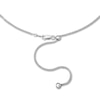 Thumbnail Image 1 of Solid Spiga Chain Necklace Sterling Silver 20" Adjustable 1.3mm