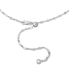 Thumbnail Image 2 of Solid Mirror Chain Necklace Sterling Silver 20" Adjustable 2.3mm