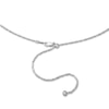 Thumbnail Image 2 of Solid Tubetto Chain Necklace Sterling Silver 24" Adjustable 1.3mm