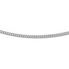 Thumbnail Image 3 of Solid Curb Chain Necklace Sterling Silver 20" Adjustable 1.4mm
