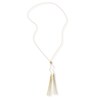 Thumbnail Image 1 of Tassel Bolo Necklace 10K Yellow Gold 26"