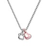Thumbnail Image 1 of Alex Woo Heart & Paw Print Necklace Sterling Silver/14K Gold