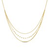 Thumbnail Image 1 of Mirror Chain Necklace 10K Yellow Gold 28"