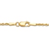 Thumbnail Image 2 of Solid Rope Chain Necklace 14K Yellow Gold 20" Length 1.6mm