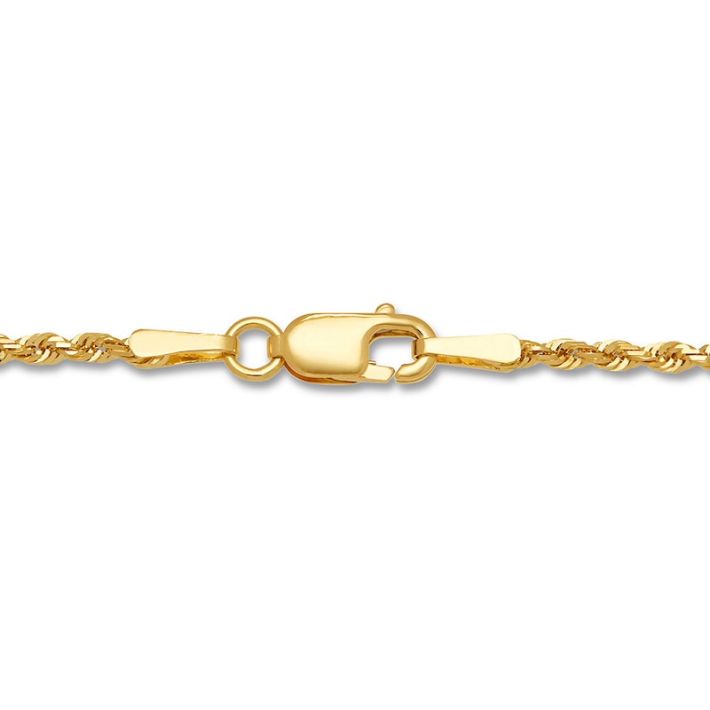 20 inch 14kt Gold Light Rope Chain 
