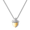Thumbnail Image 0 of Alex Woo Necklace Fusion Acorn Sterling Silver/18K Gold