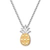 Thumbnail Image 1 of Alex Woo Necklace Fusion Pineapple Sterling Silver/18K Gold