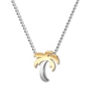 Thumbnail Image 0 of Alex Woo Necklace Fusion Palm Tree Sterling Silver/18K Gold