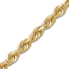 Thumbnail Image 1 of Solid Glitter Rope Chain Necklace 10K Yellow Gold 24" Length 4.5mm