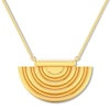 Thumbnail Image 0 of Half Circle Bar Necklace 10K Yellow Gold 18"