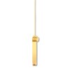 Thumbnail Image 3 of Half Circle Bar Necklace 10K Yellow Gold 18"