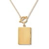 Thumbnail Image 4 of Rectangle Locket 10K Yellow Gold 18"