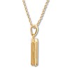 Thumbnail Image 2 of Geometric Motifs Locket Necklace 10K Yellow Gold 18"