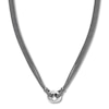 Thumbnail Image 1 of Circle Mesh Necklace Sterling Silver 17.75"