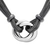 Thumbnail Image 2 of Circle Mesh Necklace Sterling Silver 17.75"