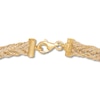 Thumbnail Image 2 of Braided Chain Necklace 14K Yellow Gold 18" Approx. 5.5mm