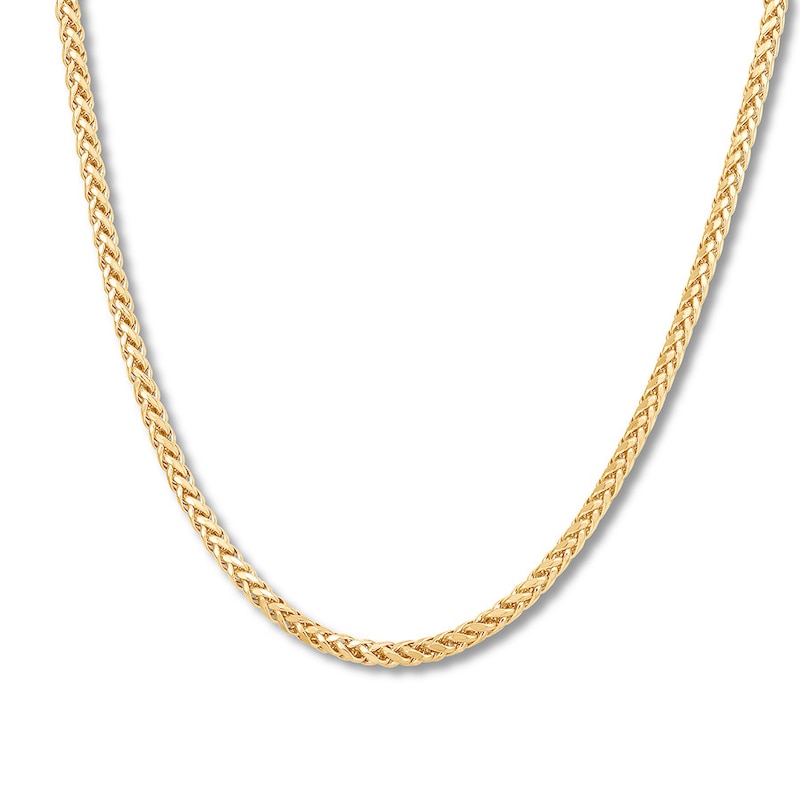 Semi-Solid Franco Chain 10K Yellow Gold 24" Approx. 4.1mm