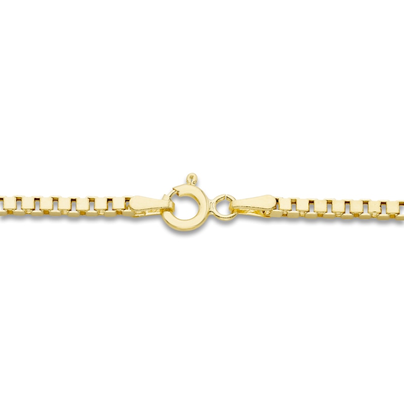Main Image 2 of Hollow Box Chain Necklace 14K Yellow Gold 22" Approx. 2mm